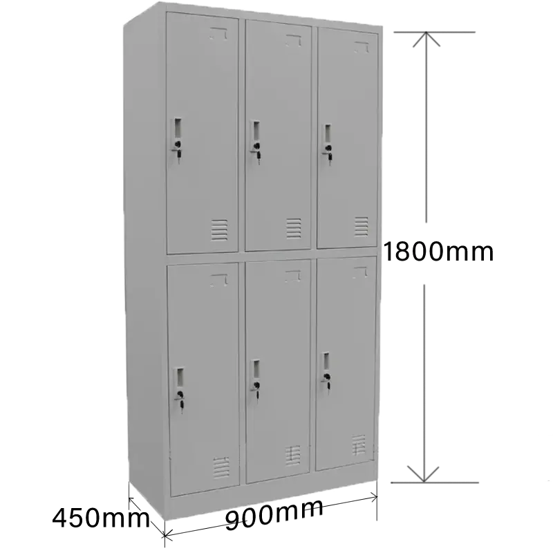 metal locker’s size