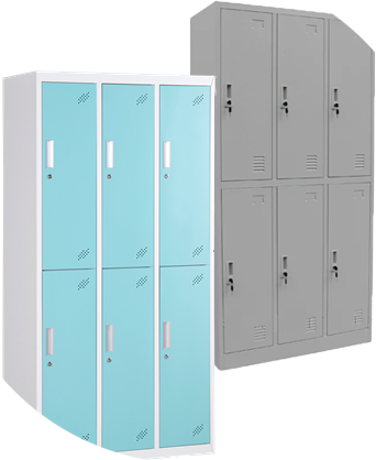 metal locker color selection